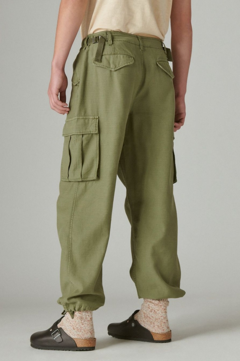 Lucky Brand Surplus Cargo Men\'s Pants Olive | South Africa-IMH608591