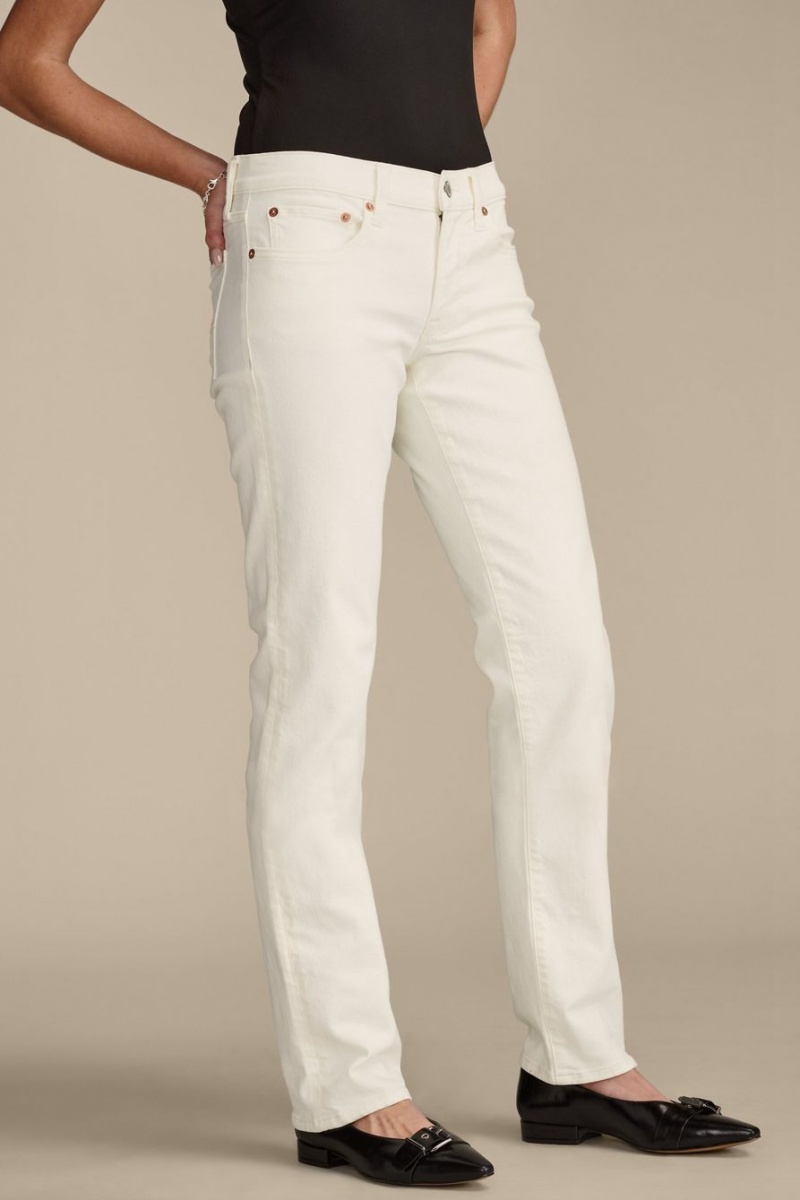 Lucky Brand Sweet Straight Women's Jeans White | South Africa-ZBI378125