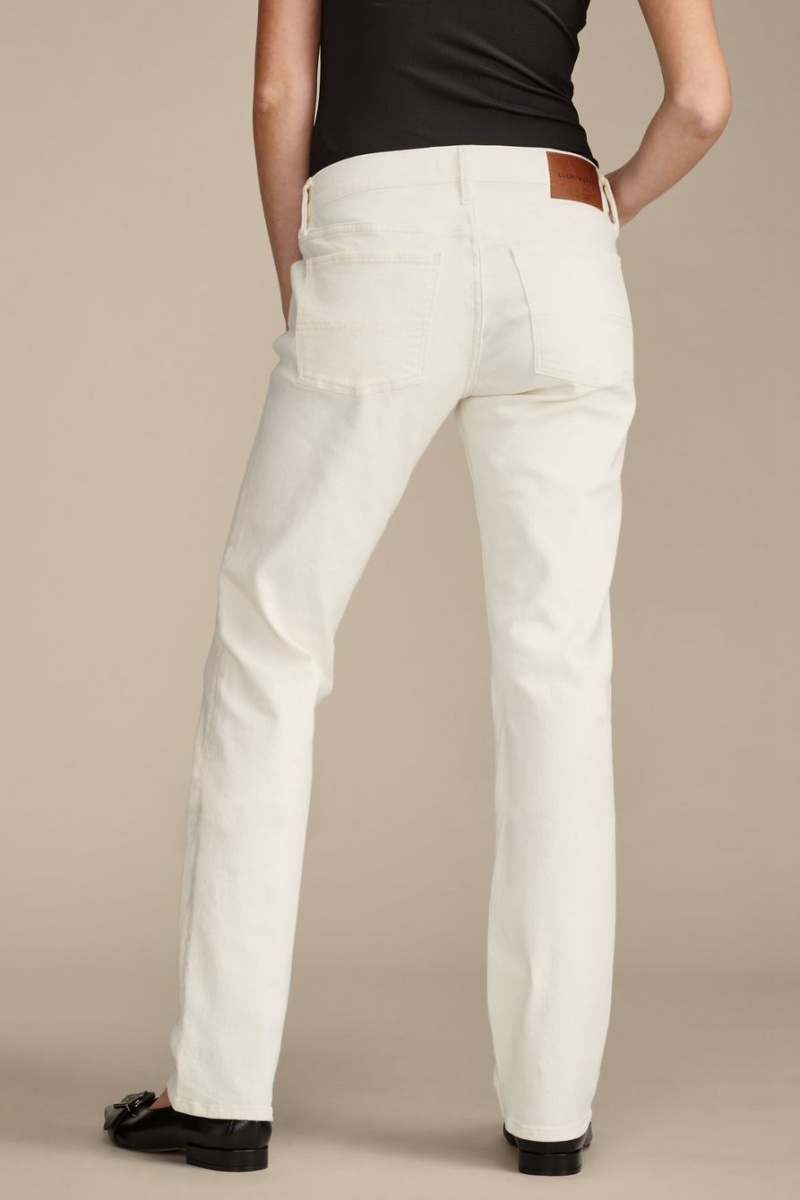 Lucky Brand Sweet Straight Women's Jeans White | South Africa-ZBI378125