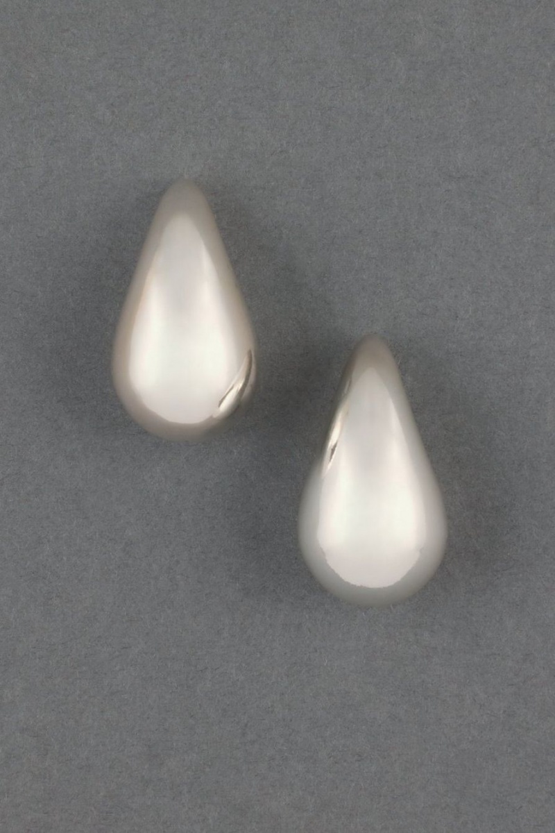 Lucky Brand Teardrop Women\'s Earrings Silver | South Africa-MEW068734